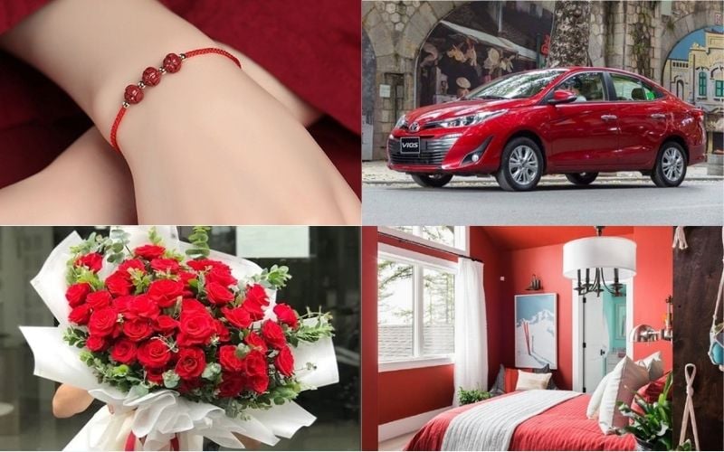 Màu đỏ giúp kích hoạt năng lượng trong năm số 1